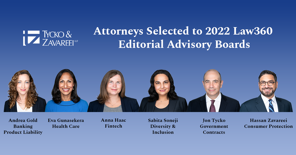 Law360 Names Six TZ Attorneys to Seven 2022 Editorial Advisory Boards